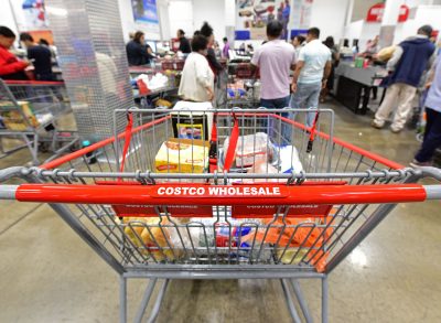 Costco wholesale shopping cart