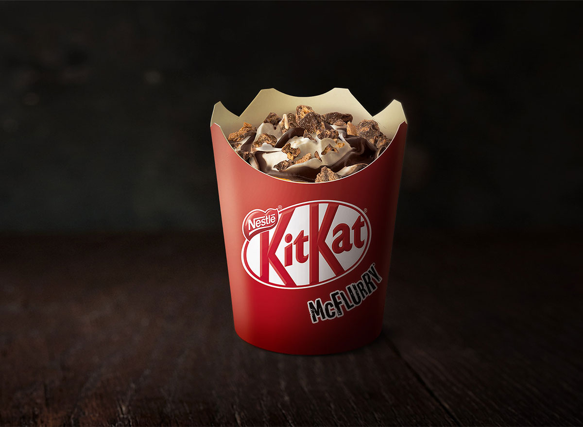 kitkat mcflurry from mcdonalds australia