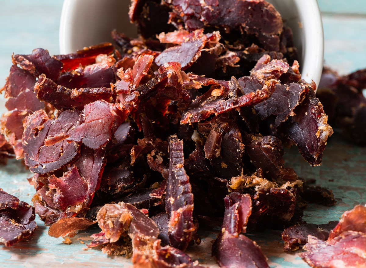 dried beef biltong jerky