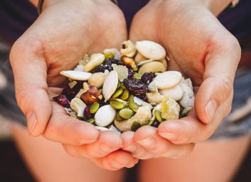 homemade trail mix snack