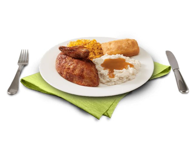 Boston Market high-protein chicken meal