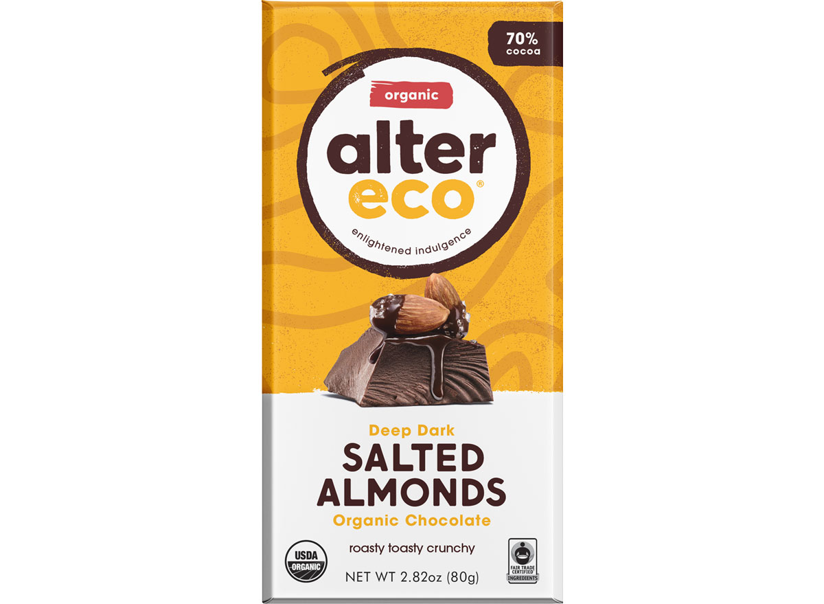 Alter eco dark chocolate almond