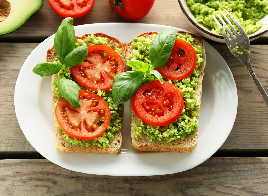 avocado toast tomato