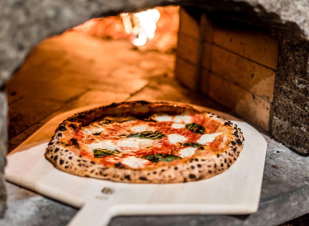 Brick oven pizza