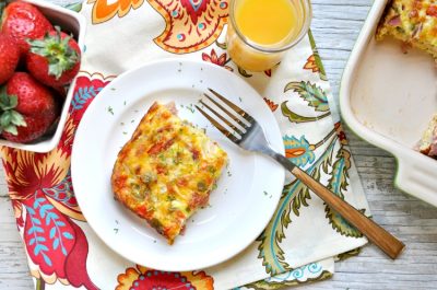 Baked Western omelet