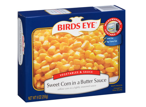 Birds eye corn sweet butter sauce