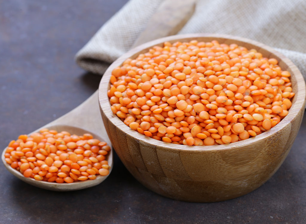 red lentils - omega 3 foods
