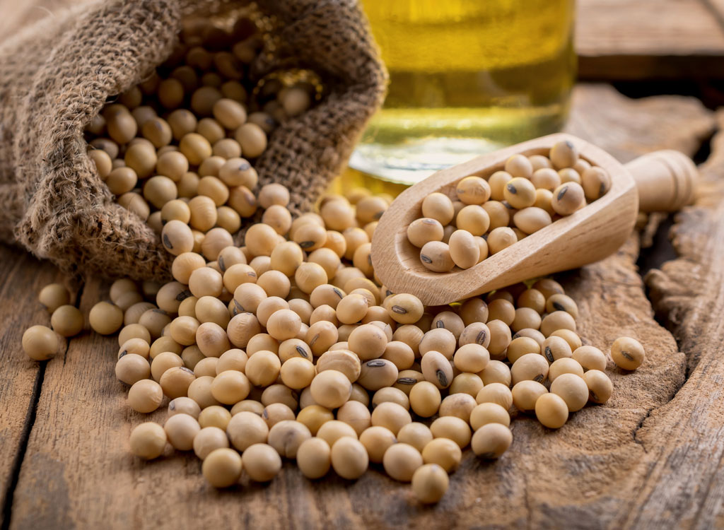 unprocessed soybeans