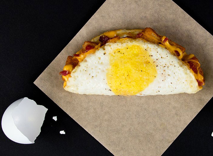 Taco Bell naked egg taco