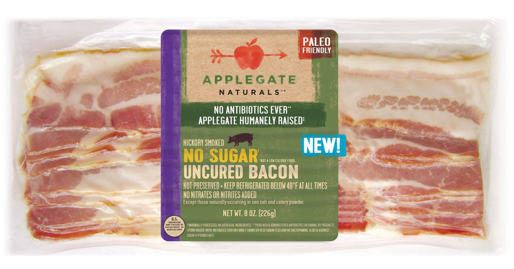 Applegate naturals no sugar uncured bacon