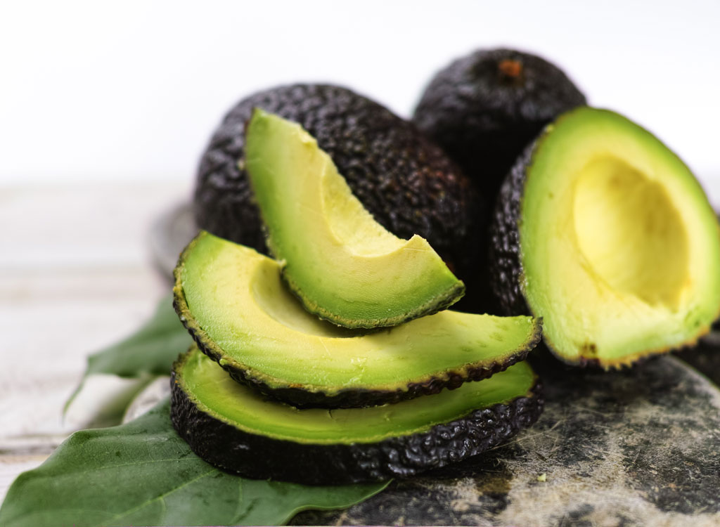 Avocado no pit high fiber foods