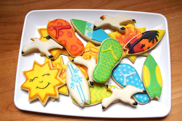 Beach day cookie cutters