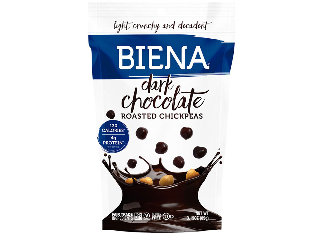 Biena dark chocolate roasted chickpeas