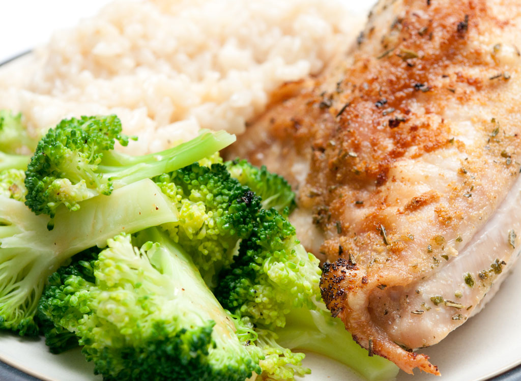 Chicken rice broccoli