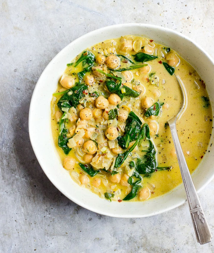 Coconut curry chickpeas
