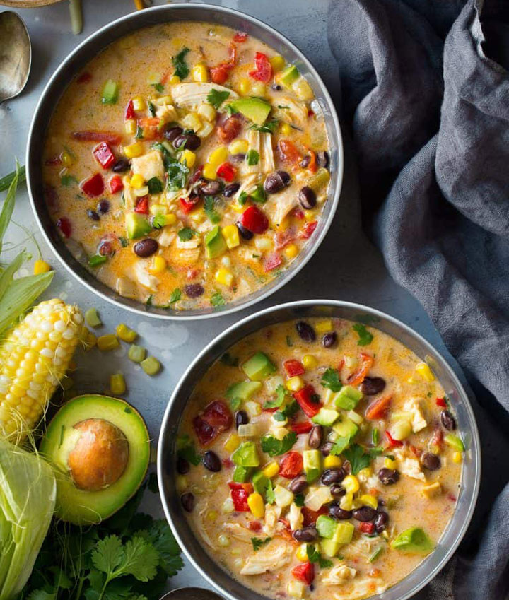 Mexican corn chowder