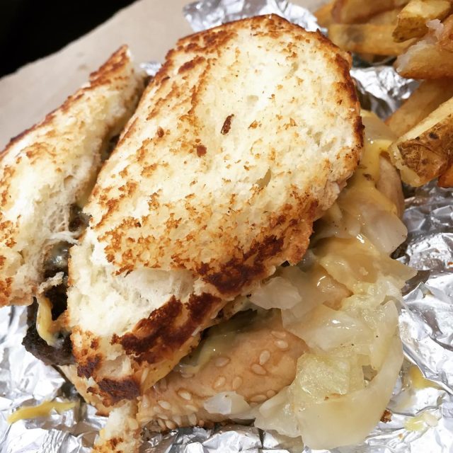 Five Guys patty melt
