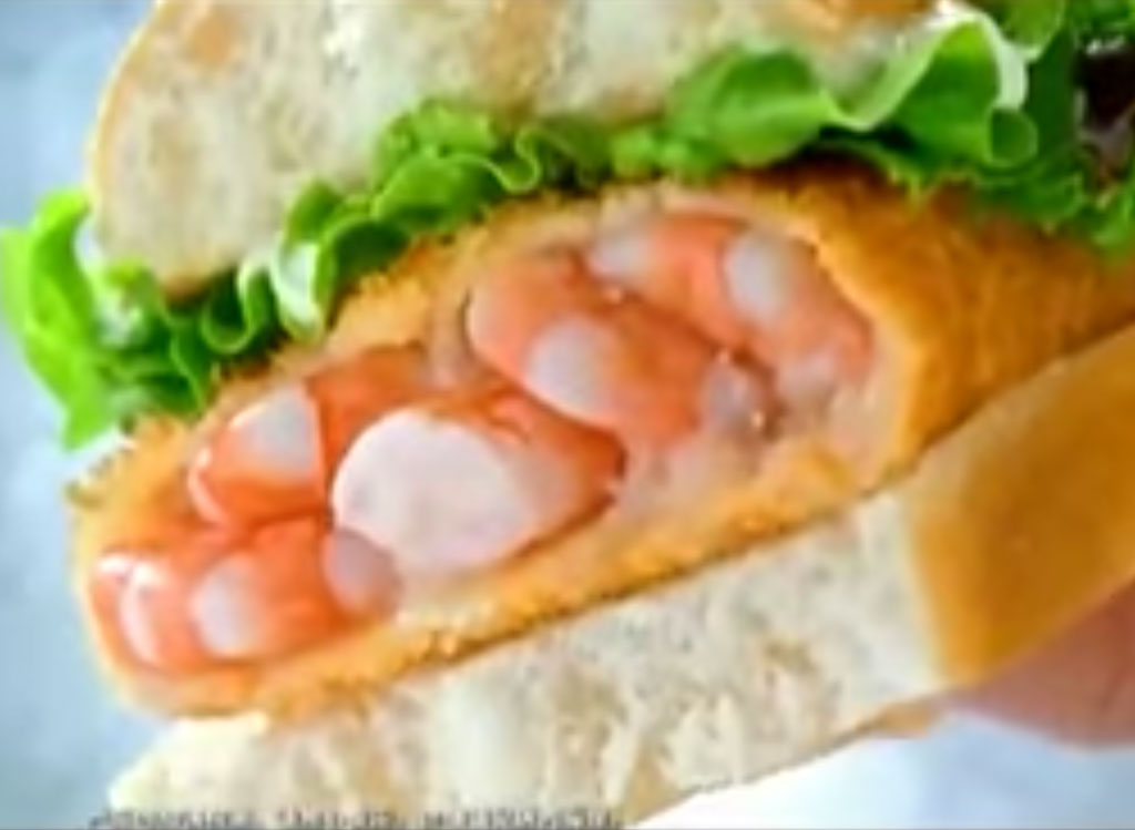 KFC china shrimp sandwich