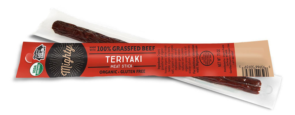 Mighty grassfed beef stick teriyaki