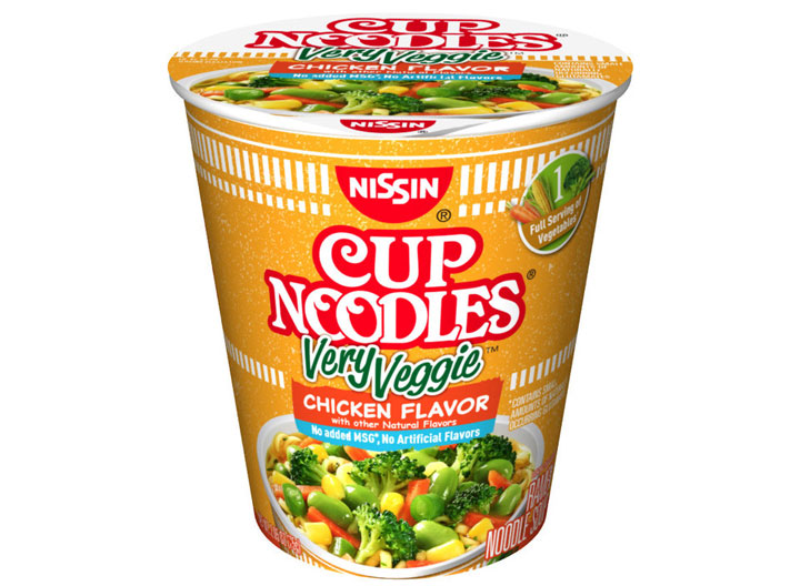 Nissin cup noodles very veggie