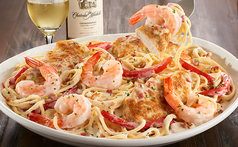 Olive garden chicken and shrimp carbonara