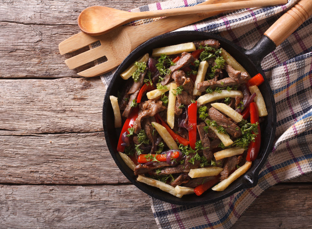 Peruvian lomo saltado