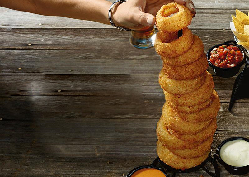 Red robin towering onion rings