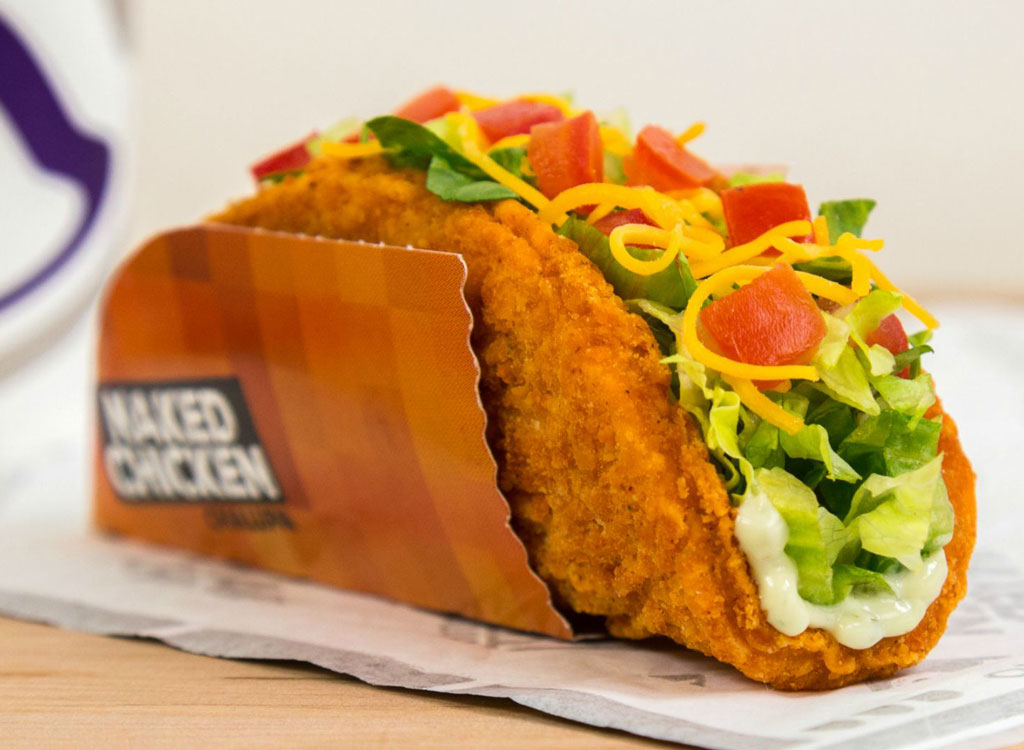 Taco Bell naked chicken chalupa