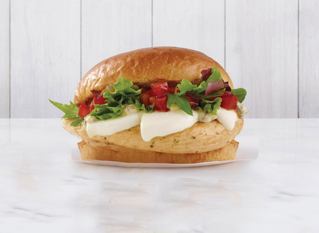 Wendy's Fresh Mozzarella Sandwich