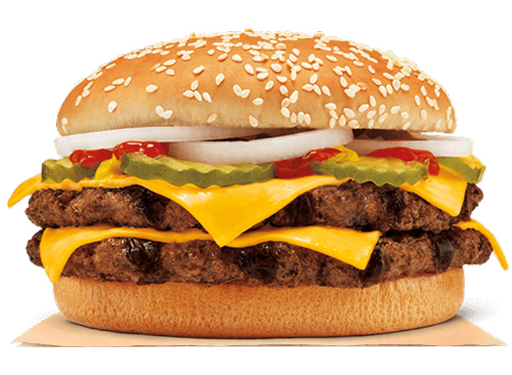 Burger King double quarter pounder king