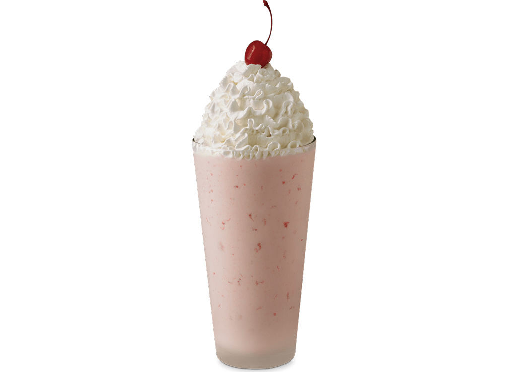 Chick-fil-A Strawberry Milkshake.