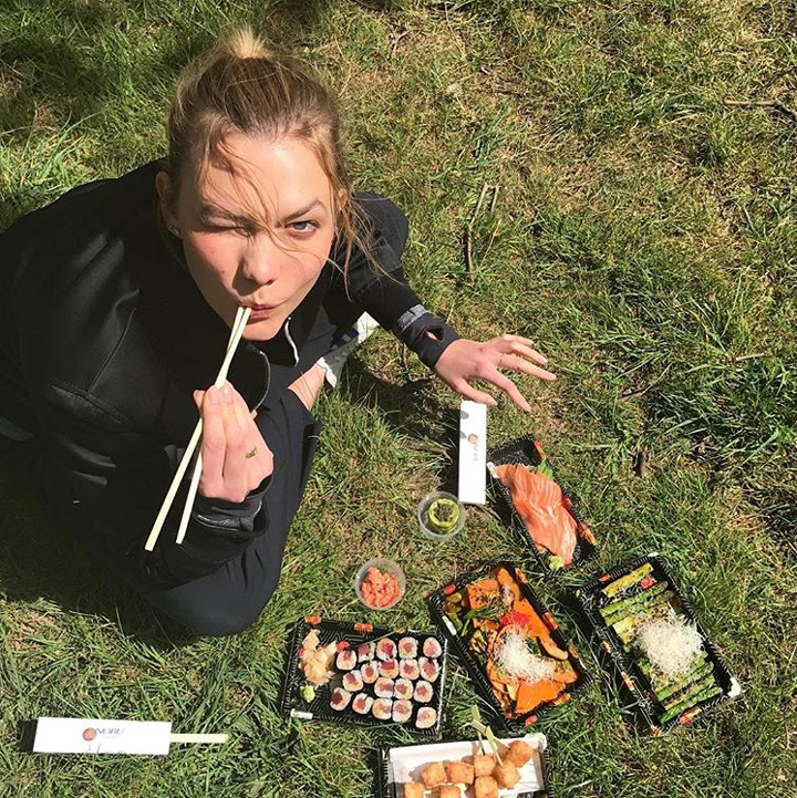 Karlie kloss lunch