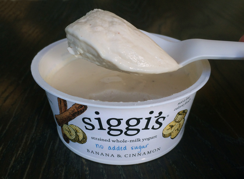 Siggis no added sugar banana cinnamon