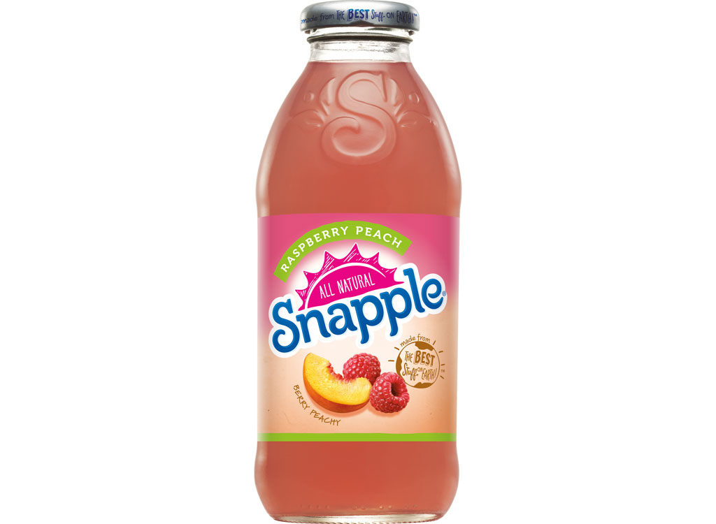 Snapple raspberry peach