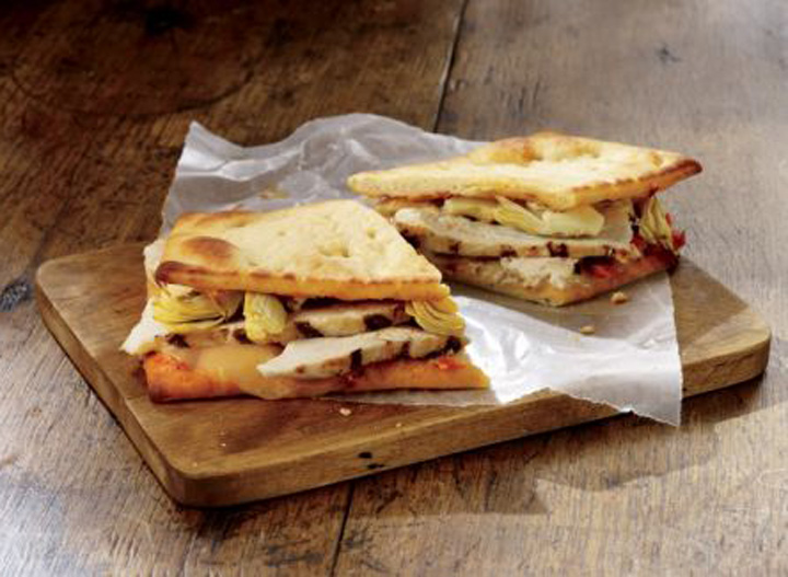 Starbucks chicken artichoke panini