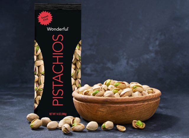 Wonderful sweet chili pistachios lead