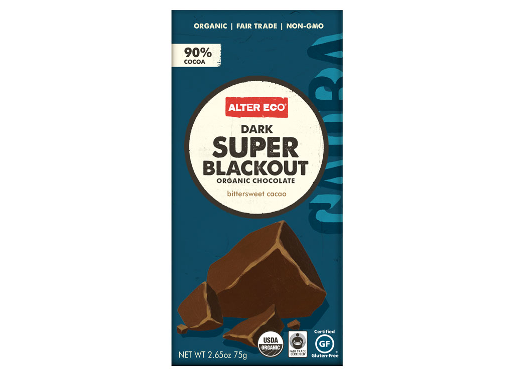 Alter Eco | Chocolate Bars | Pure Dark Cocoa, Fair Trade, Organic, Non-GMO,  Gluten Free (12-Pack Super Blackout)