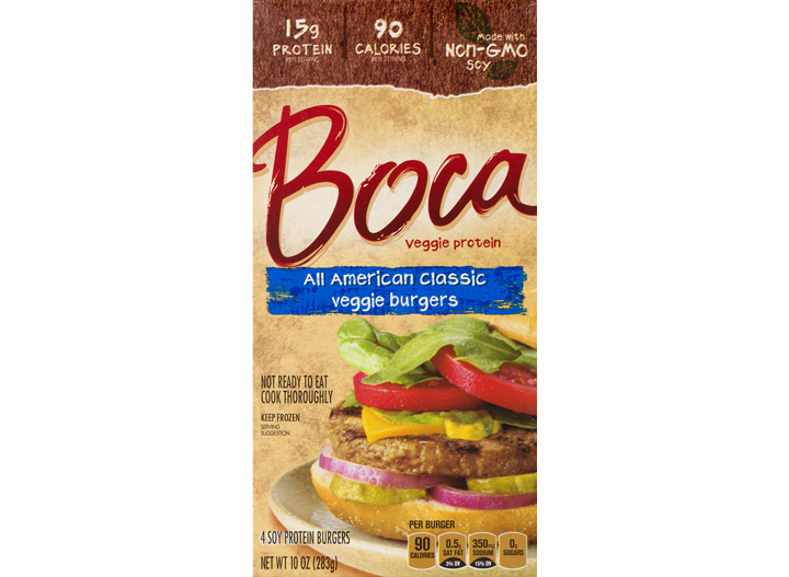 Boca American classic veggie burger