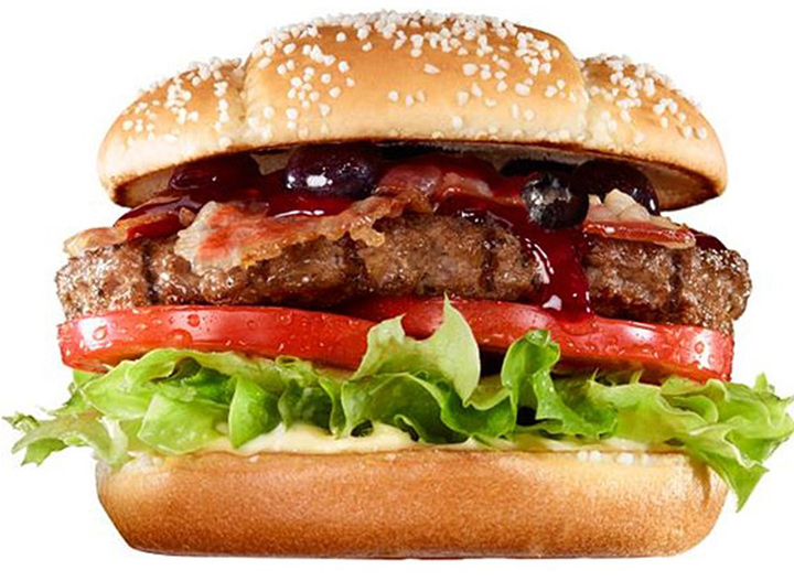 Burger King berry burger