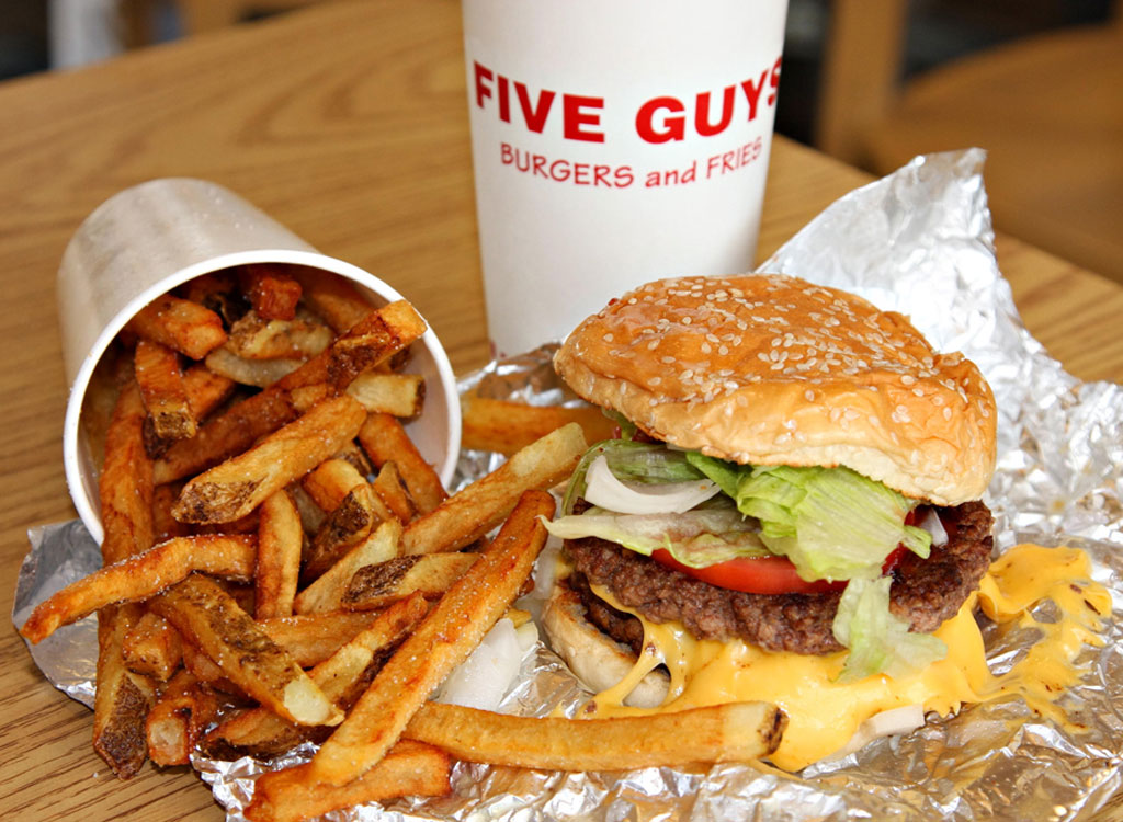 Five guys burger fries