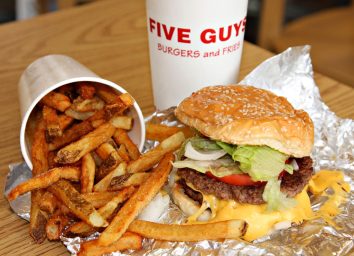 Five guys burger fries