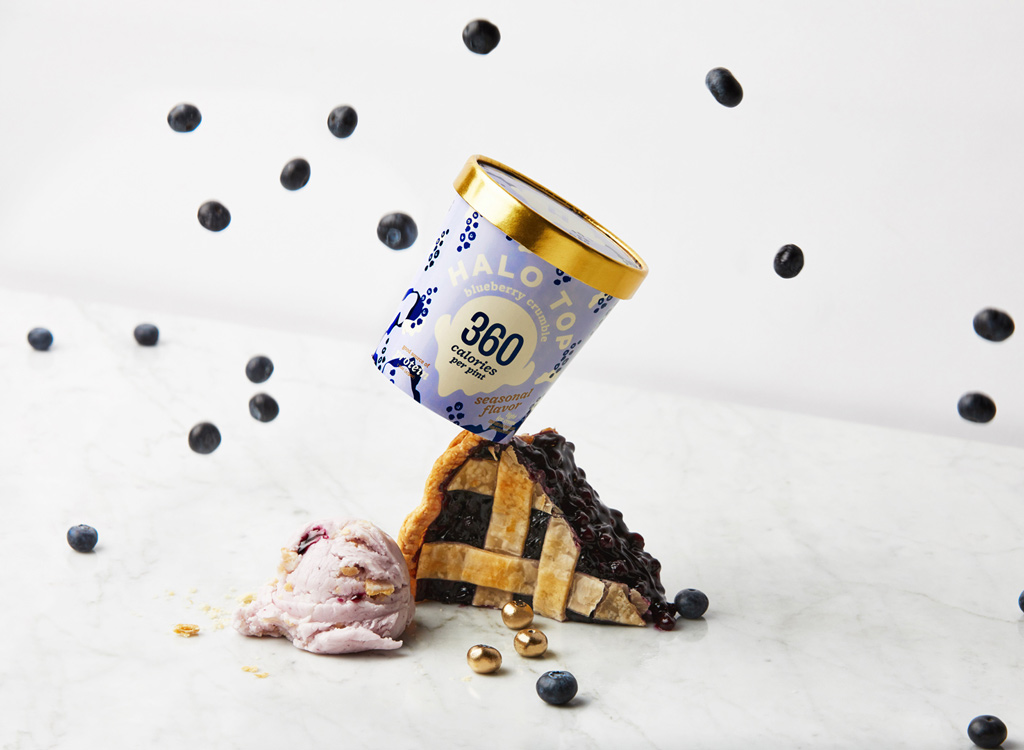 Halo Top blueberry crumble
