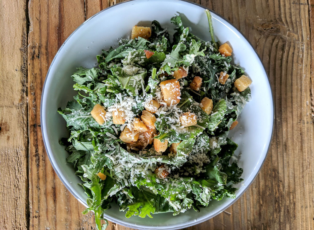 Kale caesar salad