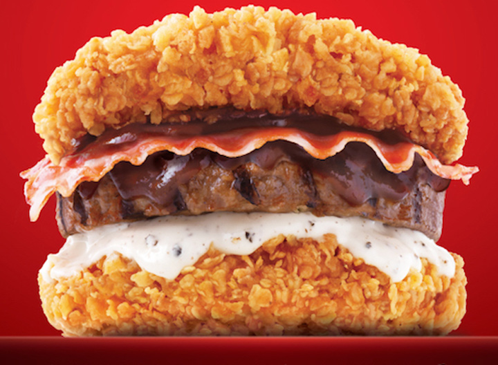 KFC Korea zinger double down king