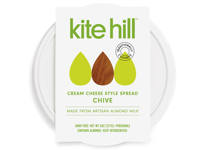Kite Hill chive cream cheese style spread