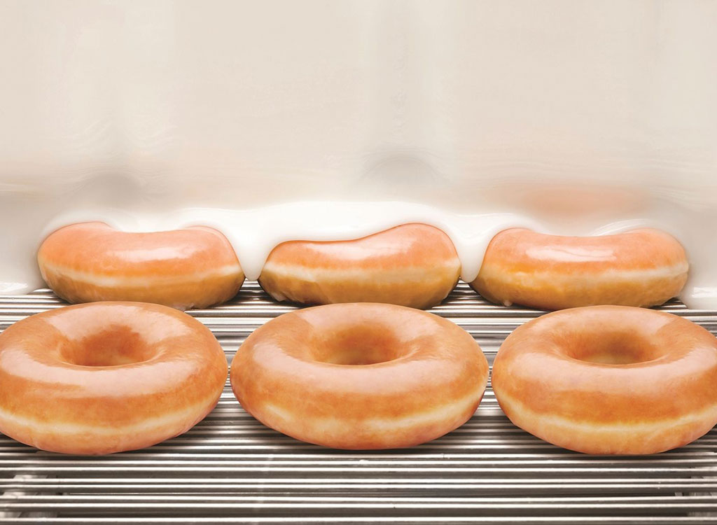 Krispy kreme glazed doughnuts