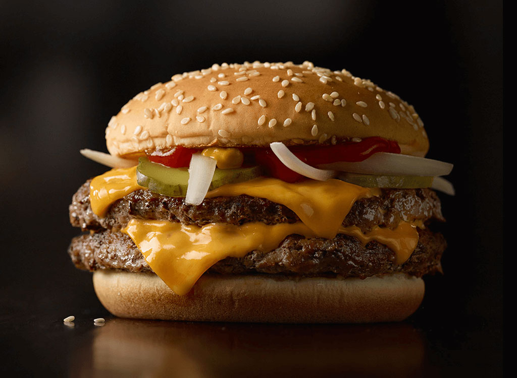 Mcdonald's double quarter pounder with cheese