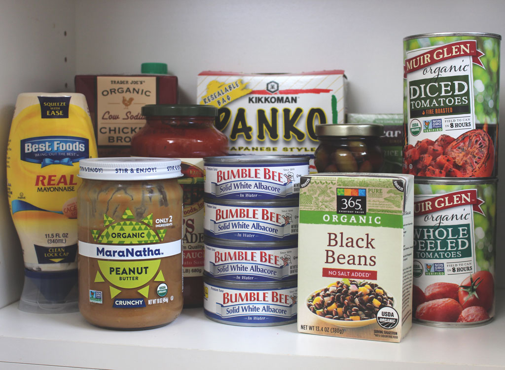 Pantry staples canned foods