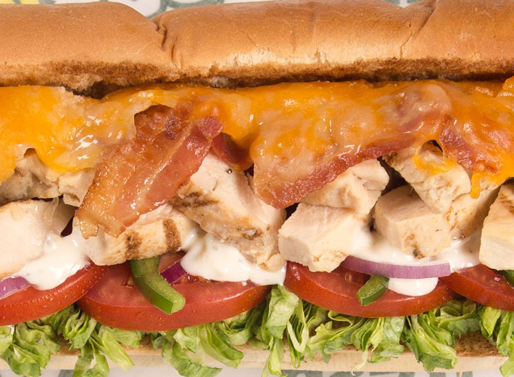 Subway chicken bacon ranch