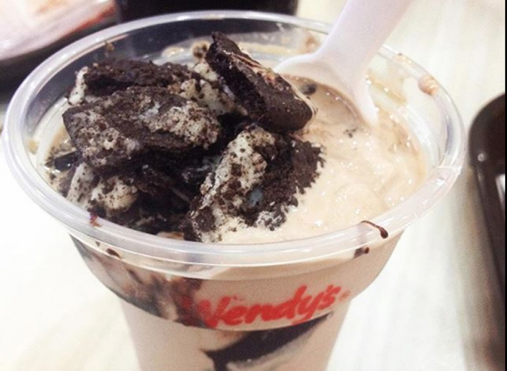 Wendys oreo jelly frosty